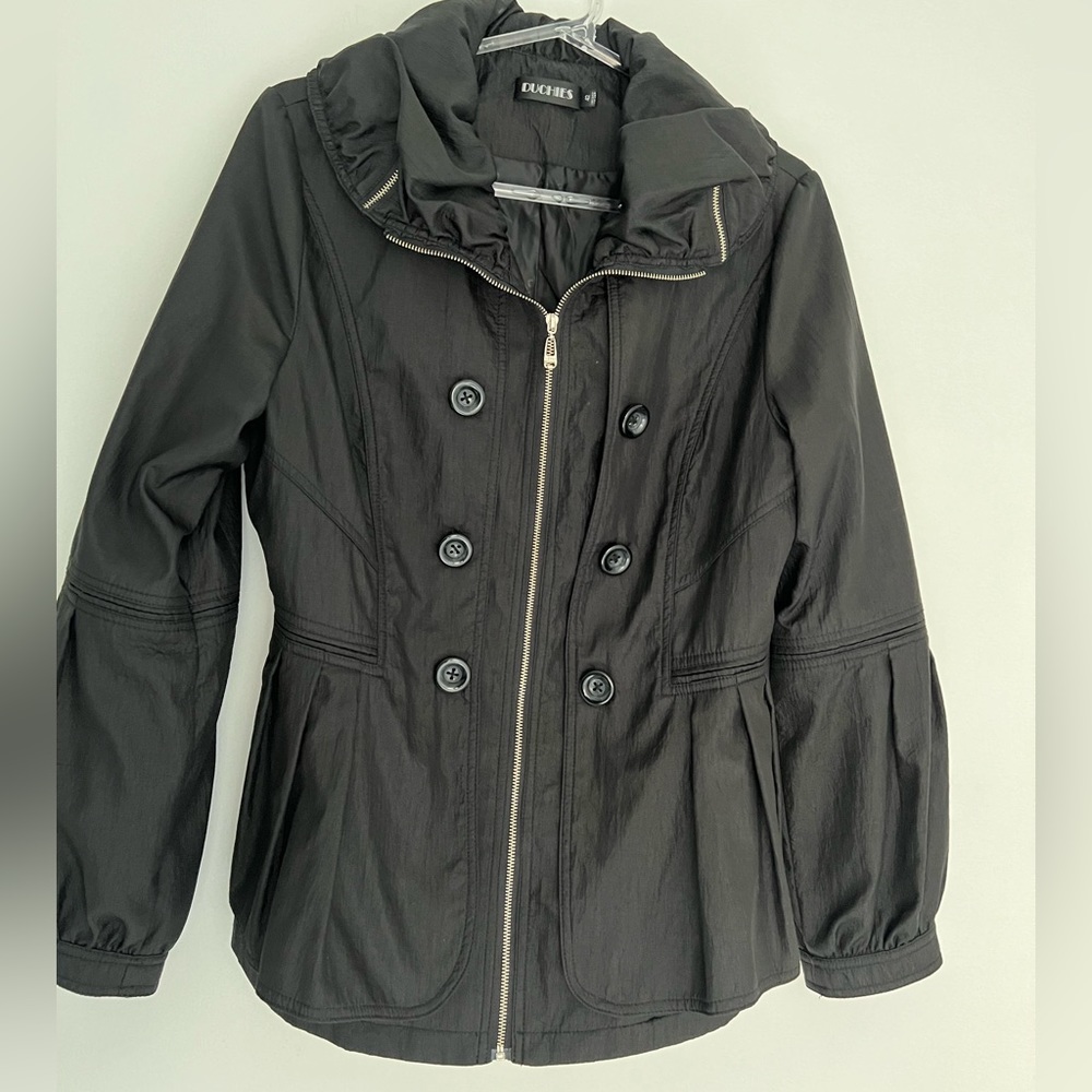 Women’s black shacket jacket black size S